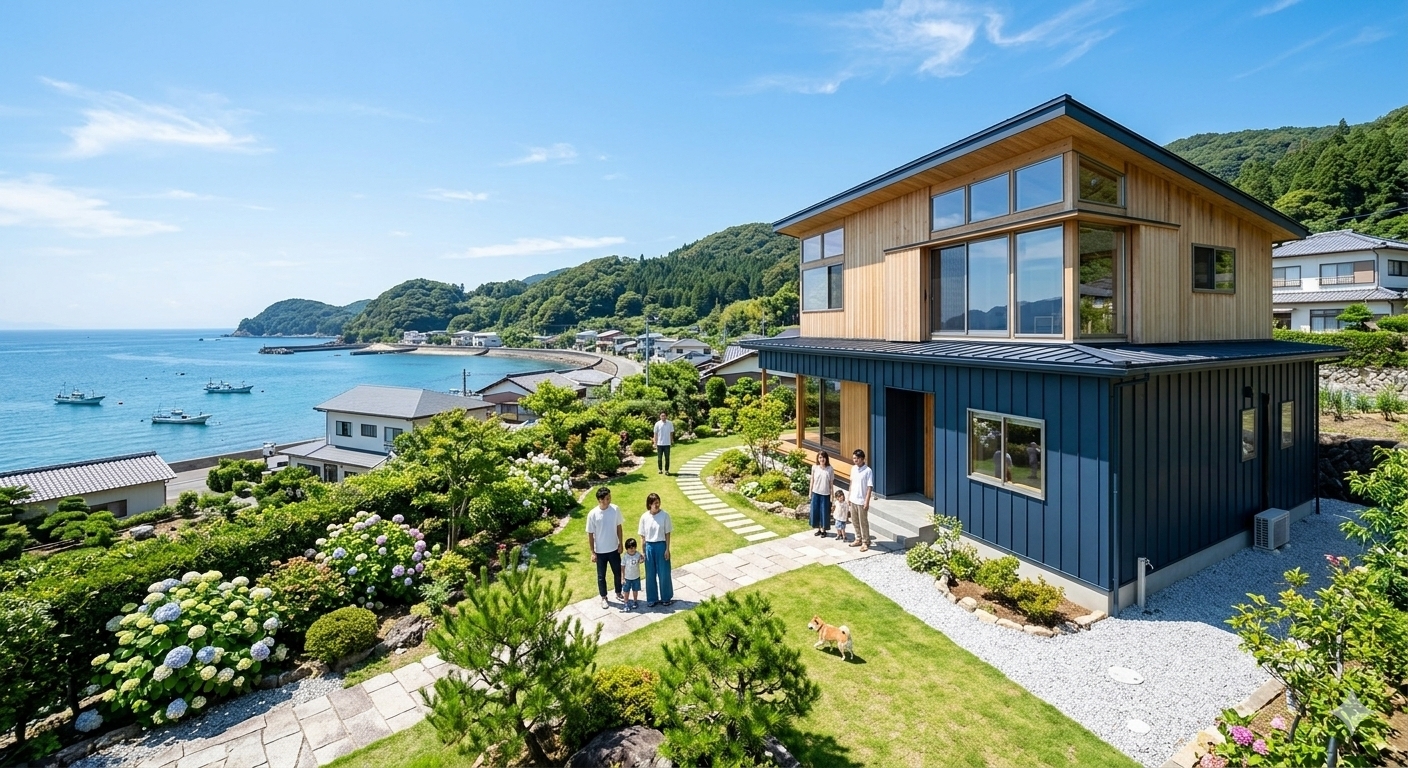 外壁塗装後の住宅イメージ